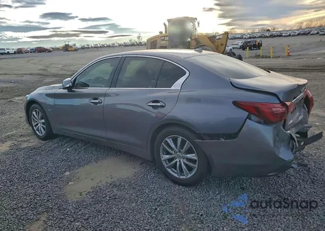 2019 Infiniti Q50 Pure z USA, uszkodzony, nr VIN JN1CV7AP9KM110014